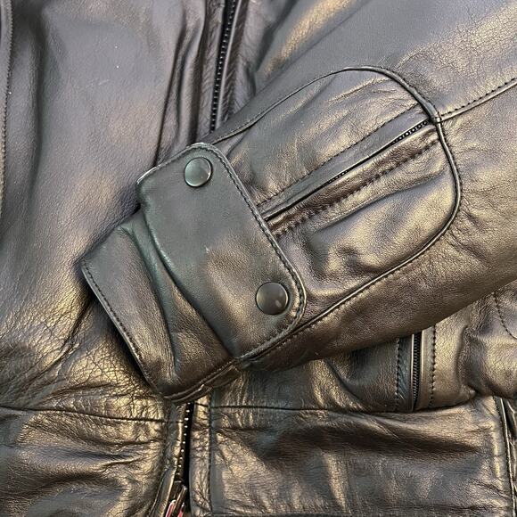 First Gear by Hein Geticke motorcycle bomber style heavy jacket thermoliner M - Picture 7 of 16